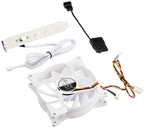SilverStone SST-FM93 - FM Series Adjustable Computer Case Cooling Fan 90mm, High Airflow, white