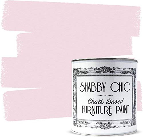 Shabby Chic Chalk Based Furniture Paint, Baby Pink - 250 ml | Distressed Matt Finish for Furniture, Home Decor or DIY Projects | Interior & Exterior | Non-Sand, Suitable for Wood, Plastic & Metal