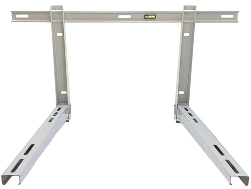 Appli Parts APAB-3160 Mini Split Wall Mount AC Unit Bracket, Heavy Duty Outdoor Support Up to 352 lbs, Fits 5000-36000 BTU Units, Level Cross Bar, Anti Vibration Pads, Full Install Kit