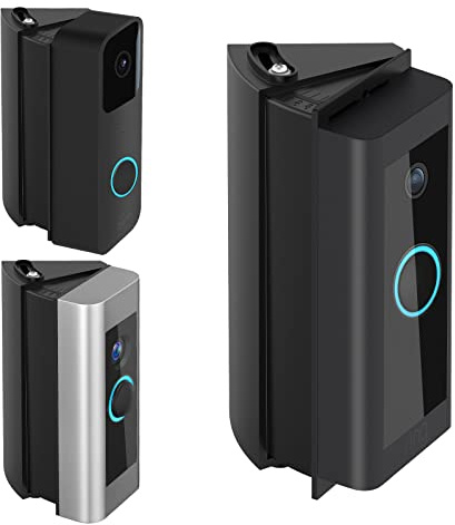 RIOVO Adjustable 30 to 55 Degree Doorbell Angle Mount Compatible with Video Doorbell Wired/Pro, Replacement Angle Adjustment Adapter Mounting Bracket Wedge Kit