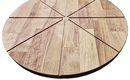Planche à pizza en bois de bouleau de 40 cm, lot de 10 pièces, directement du fabricant, 100 % bois