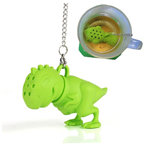 IMIKEYA Silicone Dinosaur Tea Brewer Dinosaur Tea Infuser for for Kitchen Reusable Easy to Clean and Use