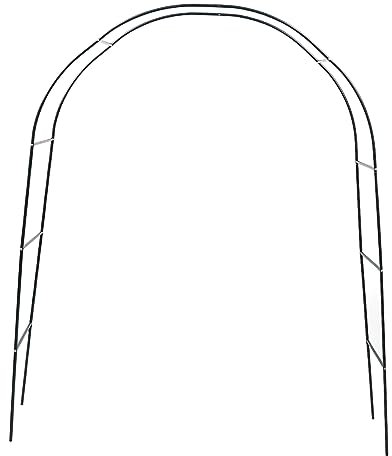 POPETPOP 1 Satz Gewölbte Blumen Ständer Eiserner Hochzeitsbogen Pergola Girlandendekor Gartenpflanze Röhrenlaube Blumenbogenrahmen Aus Metall Rosen Reben Laube Jahrgang Eisen Braut Zubehör
