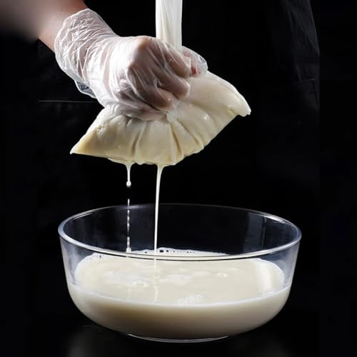 Generisch 25–250 Mikron Wiederverwendbare Nussmilchbeutel, Nylon-Mesh-Seihtuchbeutel für Sieben von Joghurt, Milchsiebe für kaltgebrühten Kaffeefilter (Farbe : 500 Mesh 25 Micron, Größe : 30 x 45 cm