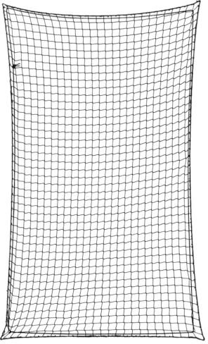 vidaXL Red de Remolque con Cuerda elástica PP Negro 2,5x1,5 m, Red de Carga, Red de Carga para Remolque, Cubierta de Remolque de Malla