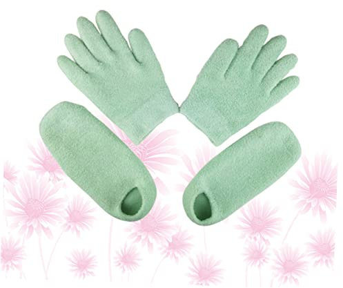 HONMEET 1satz Moisturizing Hand Und Fußpflege Set Gel-spa-handschuhe Und Feuchtigkeitssocken Für Intensive Hautpflege Für Wellness Und Entspannende Anwendungen