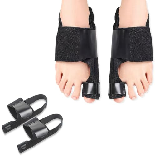 COYUN 2X Correcteur Hallux Valgus, Réutilisable Redresseur Orteil Utiliser Jour et Nuit, Correcteur Silicone, Corrective Séparateur d'Orteil, Kit Oignon Pied Correcteur de Oignon pour Femmes et Hommes