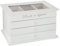 WELL HOME - Caja joyería en madera con 3 cajones color blanco