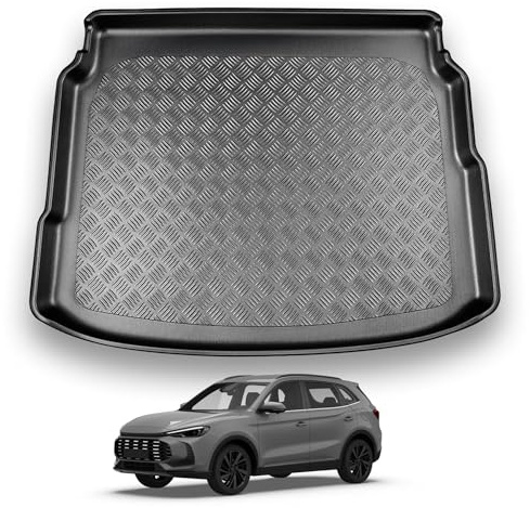 NOMAD Boot Liner Mat for MG ZS Hybrid 2024+ [Upper Boot Position], Tailored PE Car Boot Protector Tray, Waterproof Raised Edge Trunk Mat, Easy Clean Cargo Floor Liner