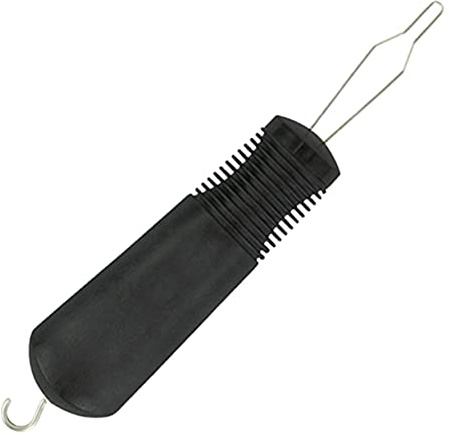Beaupretty Herramienta para Ayudar a Vestirse Gancho para Botones de Dispositivo de Asistencia Práctico para Personas Mayores y Discapacitadas