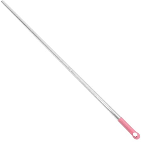 FRCOLOR Broom Handle Replacement Metal Broom Stick Threaded End Household Mop Pole for Decking Brush Cleaning Random Color