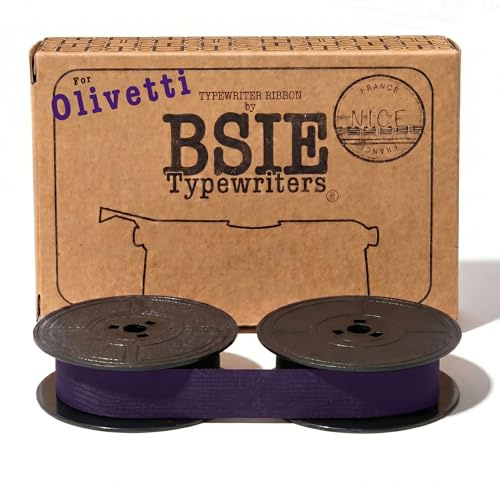 BSIE Färgband för Olivetti-Skrivmaskin – Lila – Passar Vintage-Skrivmaskiner – GR4 – Testat i Nizza, Frankrike