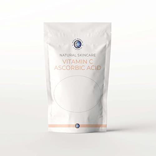 Mystic Moments | Vitamin C Powder 1Kg | l-Ascorbic Acid | Cosmetic Grade Antioxidant for Serums & Creams | Collagen Support & Skin Brightening | External Use Only