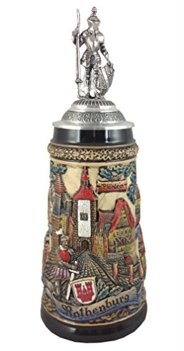 Zöller & Born Bierkrug Rothenburg Reliefseidel 0,5 Liter Bierseidel