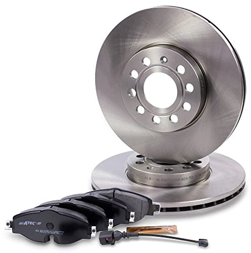 BESTPRICE Set freni asse anteriore incl. dischi freno ventilati Ø 288 mm + pastiglie freno anteriori