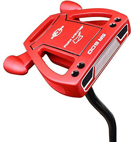 Ray Cook Golf Silver Ray SR500 Putter Rojo, Hombres, Edición Limitada roja, 34 Pulgadas
