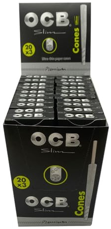 Box OCB Cones Premium Slim 20 Pack à 3 Cones