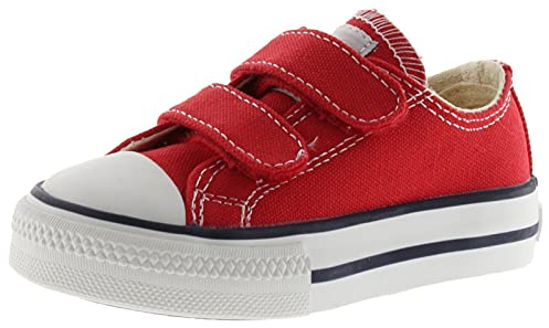Victoria Tribu Velcros Lona, Zapatillas Unisex Adulto, Rojo (Rojo 40), 42 EU