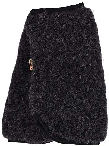 SamWo, Pulswärmer/Gelenkwärmer, 100% Merinowolle, natürlich warm, athmungsaktiv, PW wool schwarz