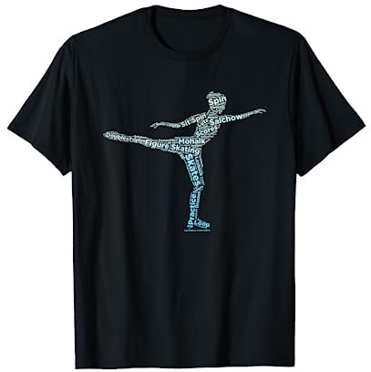Eiskunstlauf Eis Skate Eiskunstläufer Geschenk T-Shirt