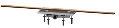 KESSEL Duschrinne Linearis Infinity 60 L: 1200 mm, DN 40, Bronze geb., Megastop 45304.12