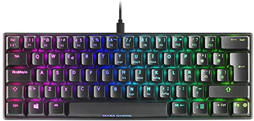 Mars Gaming Teclado MECANICO 60% MKMINI - Switch OUTEMU Rojo