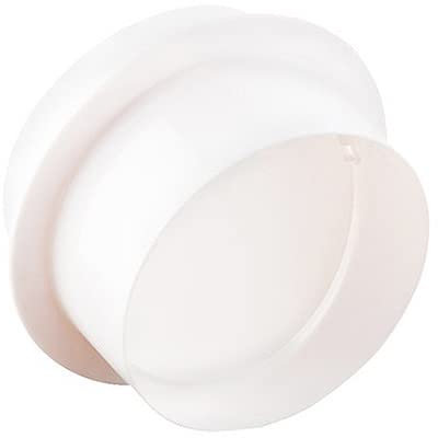 MOZTO Bloqueur De Courants d'air Amortisseur Ventilation Clapet Anti-Retour Volet Arrière, for Conduits en Ligne Cuisine Ventilation Domestique Grille De Ventilation (Size : 80mm)