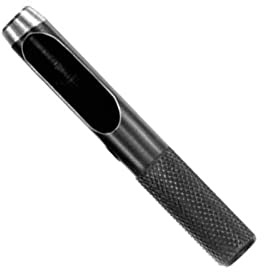 19 mm Leder-Lochstanzer – runder Hartstahl-Hohlschneider für Papier, Kunststoffe, Leinwand, Gürtel und Taschen DIY Handwerk