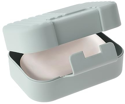COMNICO Soap Holder Box Travel Portable Bar Soap Container Leakproof Soap Storage Case Plastic Soap Dish with Lid Cover for Shower Bathroom Kitchen Sink Camping Travel Hiking Outdoor Gym | Travel Portable, Leakproof, Plastic Soap Dish with Lid Cover, for Shower Bathroom Kitchen Sink