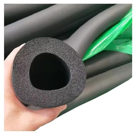 Foam Pipe Insulation 3.28 Ft Antifreeze Flame Retardant Water Pipe Insulation High Temp Protection Insulation Foam Tube Thickness 0.19 in(18.0 MM/0.7 in)