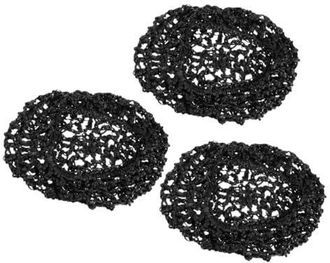 minkissy 3 Stück Netztasche Haarnetz Häkeln Haarnetz Damen Haarnetz Snoods Abdeckung Haarnetz Zum Schlafen Haarwickel Zum Schlafen Haarnetz Snoods Für Damen Kappe Haar Snoods Für Damen