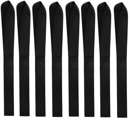 EDEDE Spanngurt, Zurrgurte 8er-Pack 13x1 Zoll Soft Loop Zurrgurt zur Sicherung von ATV-Motorrädern für Transport(Black 2Batteries)