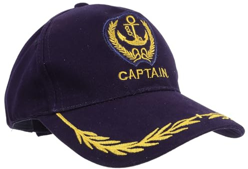 IMIKEYA Retro Captain Baseball Cap Atmungsaktive Sonnenhut für Herren und Damen für Strand Camping und Outdoor Aktivitäten Schützt Augen und Gesicht vor UV Strahlen