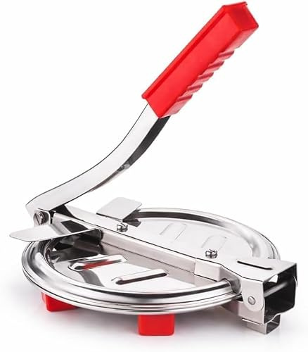 Stainless Steel Puri Press Machine 6.5 Inch – Heavy Duty Roti Chapati & Tortilla Maker for Puri, Khakhra & Flatbread (Pack of 1)