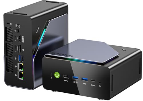 GMKtec K12 Ryzen 7 Mini PC Gaming Oculink AMD R7 H 255 (Version améliorée 8745HS) 32 Go DDR5 RAM 1 To SSD, Mini Ordinateur Radeon 780M Graphiques, Extension de stockage 3X M.2 2280, Double NIC 2.5G, H