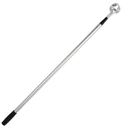 Infällbar golfbollsretriever i aluminiumlegering — bollrör, skopa och uppsamlare — infällbar längd: 108–557 cm(L108-281cm)