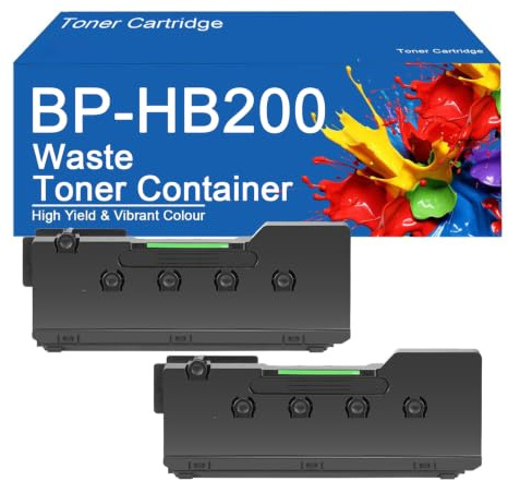 SEMTGJ Remplacement du réservoir de Toner usagé BP-HB200 pour imprimantes Sharp BP-10C20, BP-20C20, BP-20C25 et BP-20C35 – Haute capacité : 30 000 Pages,BPHB200-2Set