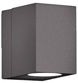 Trio Leuchten LED Außen-Wandleuchte, Aluminiumguss, inklusiv 3 x 1 W, 10 x 7 cm, um 320° schwenkbar, anthrazit 229160142