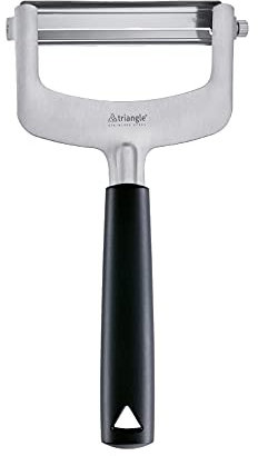 triangle 72 294 03 02 - Set affettaverdure in Acciaio, Nero/Argento, 24,5 x 12 x 2,5 cm