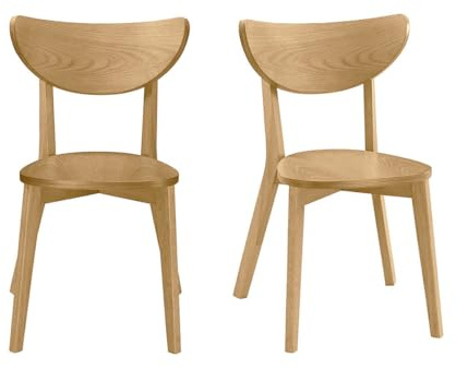 Miliboo Design-Stühle Eiche Leena (2er-Set)