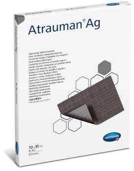ATRAUMAN Ag 10 x 10 cm steril kompression 10 st