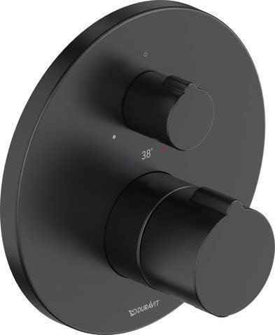Duravit C.1 Afbouwdeel Douchethermostaat Mat Zwart