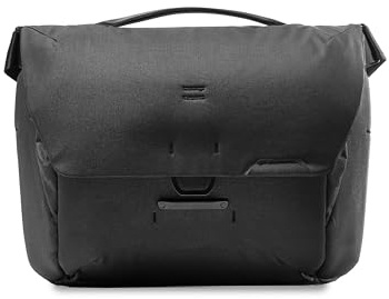 Peak Design Everyday Messenger V3 13L, Black, Weatherproof Camera and Work Bag with Laptop Sleeve, Expandable, MagLatch Closure, FlexFold Dividers, Fits 13 Laptop, Messenger Bag for Men and Women