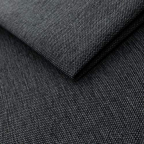 Heko Panels Stoff Meterware Mona Zum Nähen Möbelstoff Polsterstoff MöbelBezugsstoff Für Möbel Stühle Ecksofa Eckbank Blickdicht Grau Graphit Schwarz als Meterware erhältlich – 1 Stück = 1 m x 1,43 m