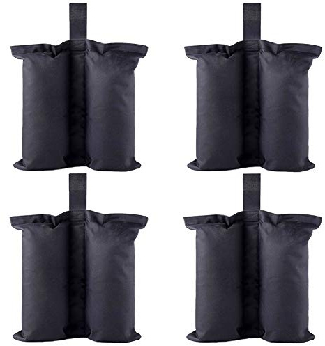 YELAIYEHAO 4 Stück Gewichte Tasche für Pop-Up-Zelt, gewichtete Füße, Tasche, Sandsack (groß, 4 Stück)