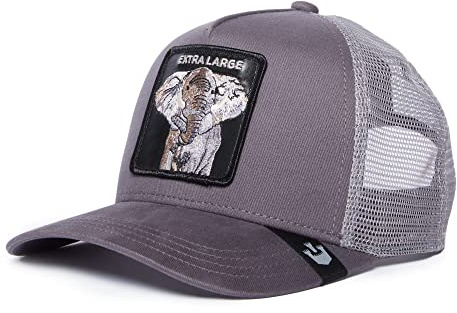 Goorin Bros. The Farm Verstellbare Mesh-Trucker-Mütze für Damen und Herren, Grau (Extra Large Truckin), Einheitsgröße, Einheitsgröße