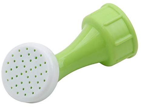 Aspersor de tapa de botella, 2 aspersores superiores de botella, regadera pequeña de plástico para plantas adecuadas para botellas de bebida, semillas de plantas de riego de jardín