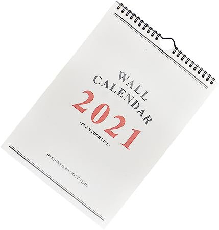 Ciieeo Kalender Für 2021 Handgemalter Wandkalender Zum Aufhängen Monatsplaner Ästhetisches Design Für Das Home-office Leichtes Und Bruchfestes Papier