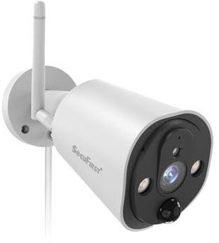 SecuFirst 2K Zusatzkamera für Überwachungskameras Aussen Set | Arbeiten Sie nur mit Monitor System (CWL401W,CWL401W/2)