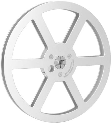Carrete de Cinta Vacío de 1/4 de 7 Pulgadas, Carrete Abierto de 6 Orificios, Carrete de Recogida de Cinta de Sonido, Cubo Pequeño para Nab, Pieza de Máquina de Apertura de Disco